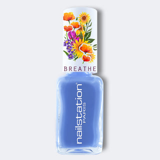 bleu de brigitte  | Breathable and Water Permeable Nail Polish | Blue